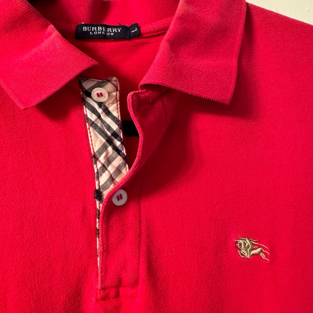 Burberry London Men’s Polo Large - Picture 2 of 7
